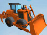 Bulldozer Crash Race: loco juego de carreras en tres dimensiones